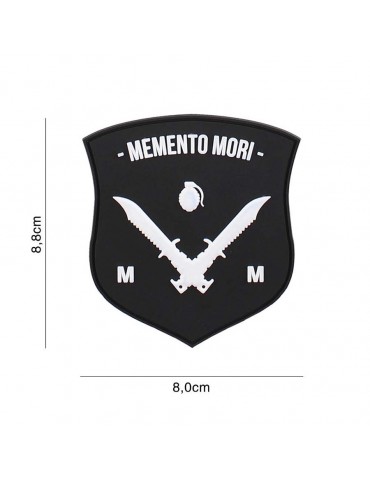 Patch - Memento Mori Shield Dagger B/W