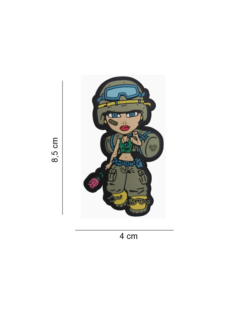 Patch - Airsoft Girl [Ponto Militar]