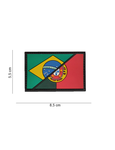 Patch - Brasil & Portugal Flag [Ponto Militar]