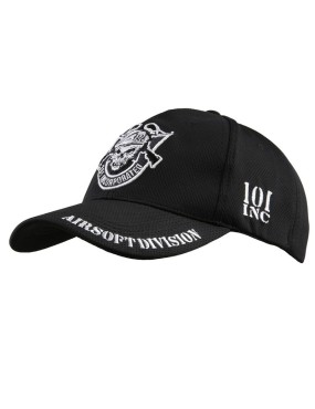 Baseball Cap Airsoft Division - Black [101INC]