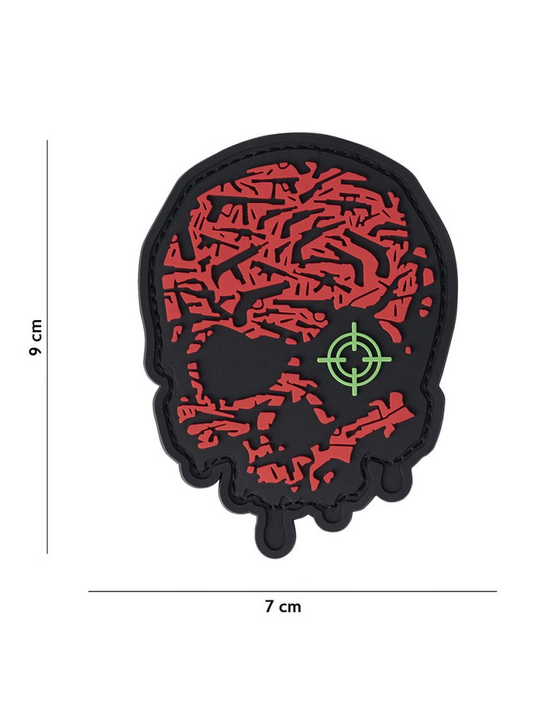 Patch - Target Eye Skull - Red